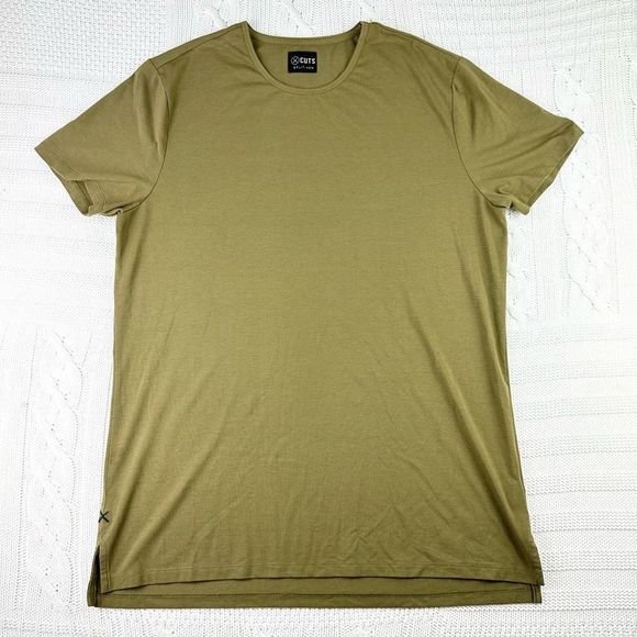 CUTS Clothing Split Hem Pyca Pro Men’s Green T-Shirt size XL - Picture 1 of 9